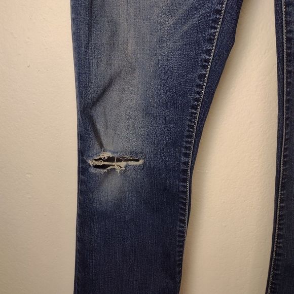 Rock & Republic. Kasandra Jeans Blue Midrise Bootcut Distressed   Sz 8. - Picture 6 of 12